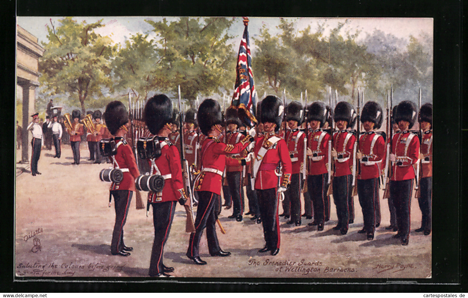 Künstler-AK Harry Payne: The Military In London, Grenadier Guarde  - Other & Unclassified