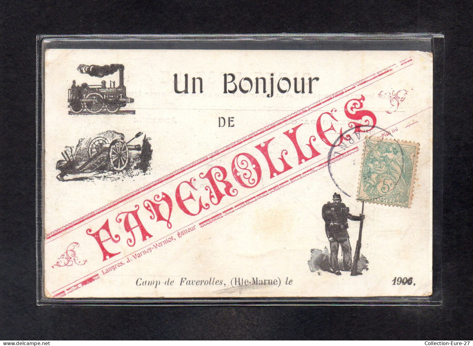 (09/05/24) 52-CPA FAVEROLLES - UN BONJOUR - Other & Unclassified