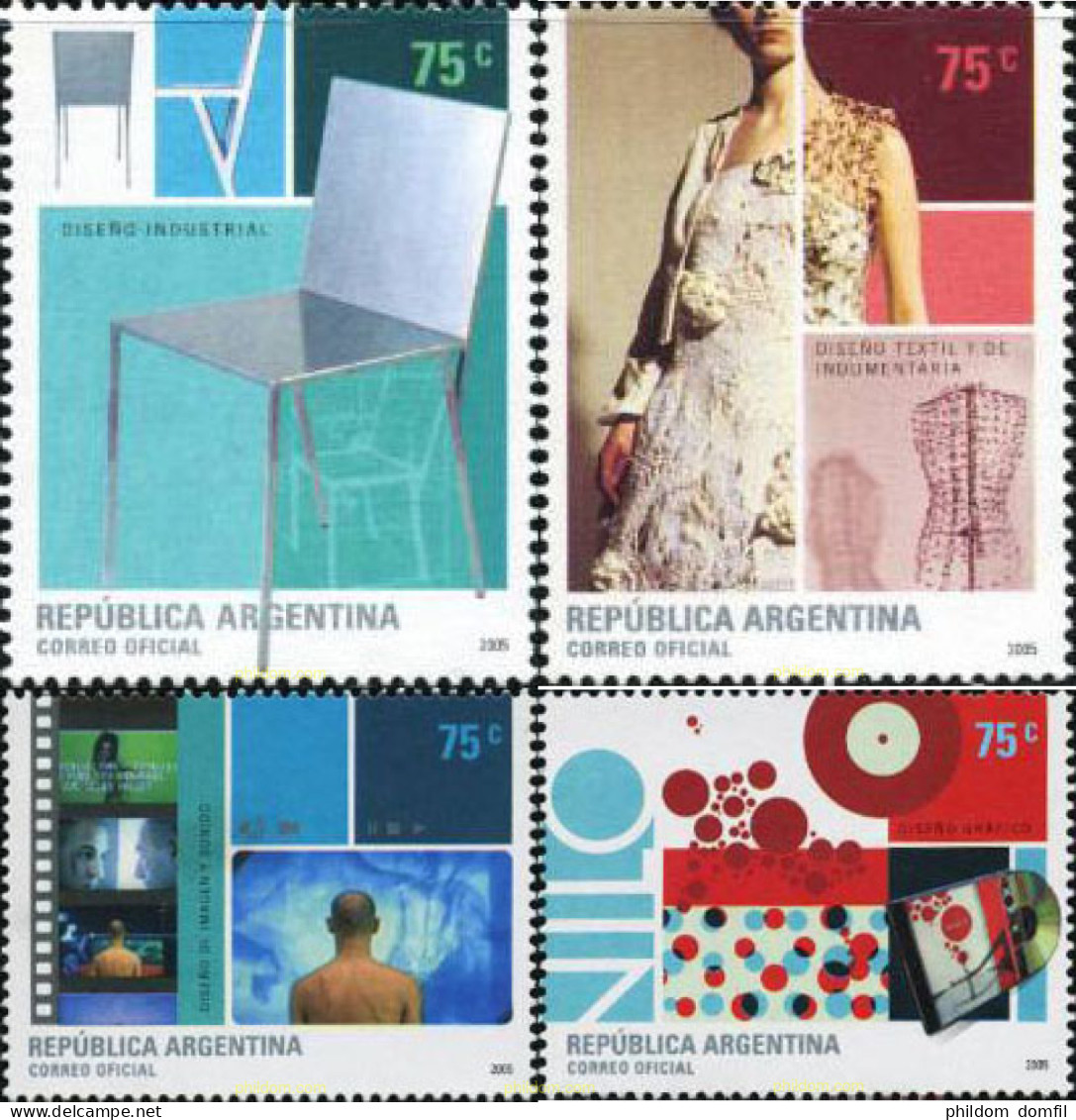 188593 MNH ARGENTINA 2005 DISEÑO - Unused Stamps