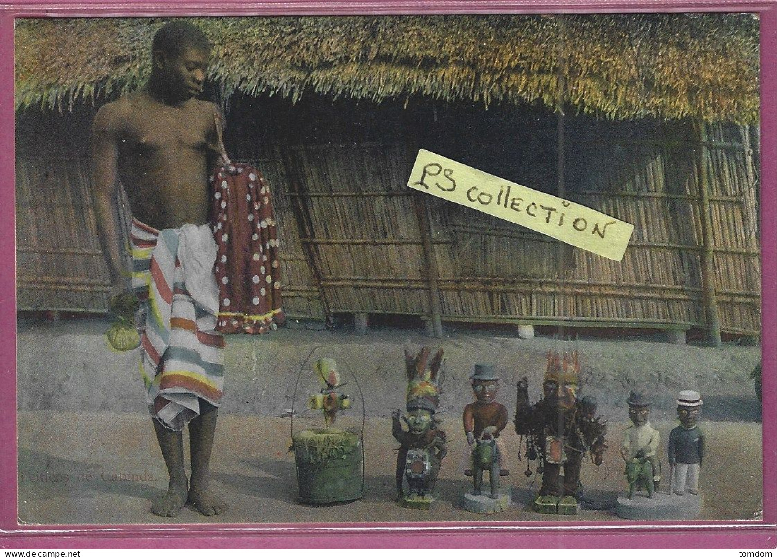 Afrique*** Angola (ex Congo)  Fétiches De Cabinda - "Feitiços" (colorisée /Cliché J.Martins) - Angola