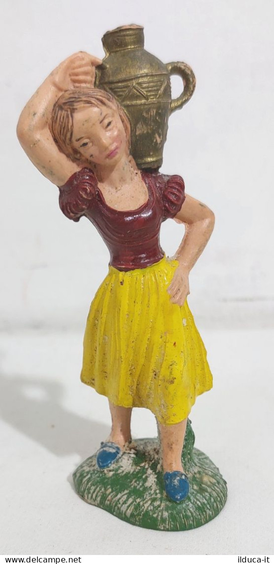 I117209 Pastorello Presepe - Statuina In Plastica - Donna Con Brocca - Nacimientos - Pesebres