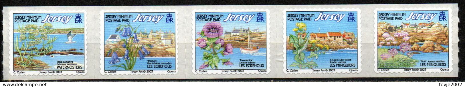 Jersey 2003 - Mi.Nr. 1094 - 1098 I - Postfrisch MNH - Blumen Flowers - Autres & Non Classés