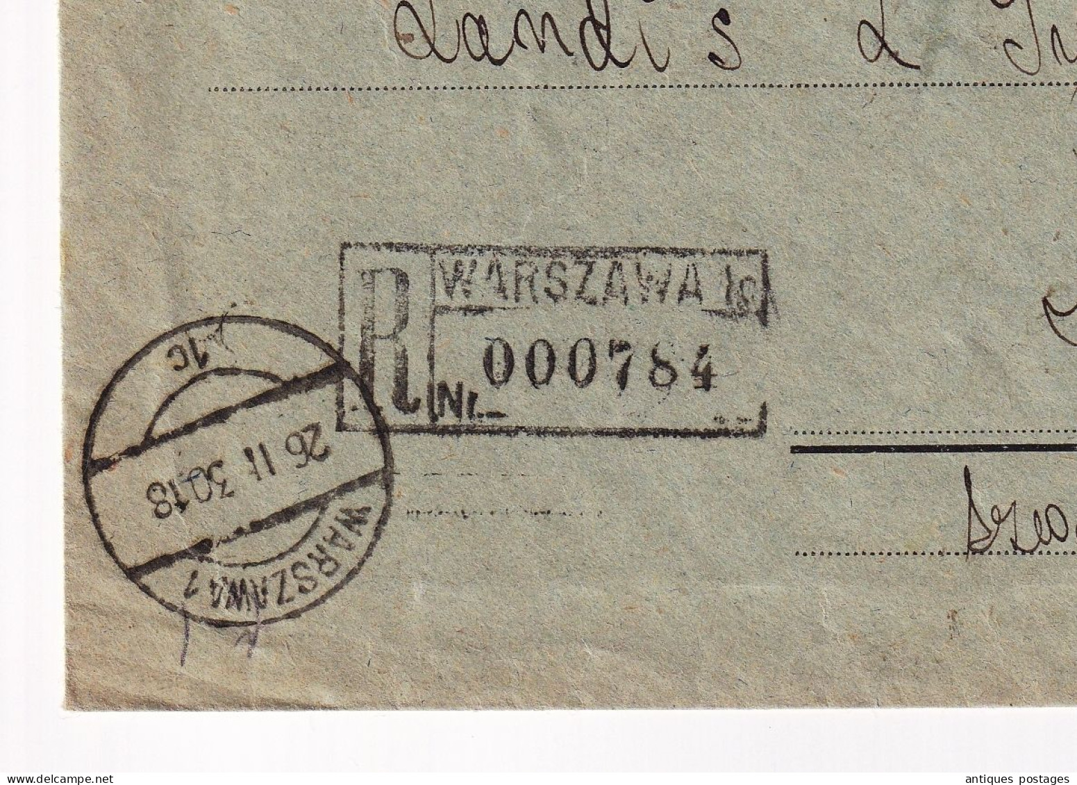 Lettre 1930 Pologne Poland Varsovie Warszawa  Bank Zachodni Zug Zoug Suisse Banque Finance Polska - Brieven En Documenten