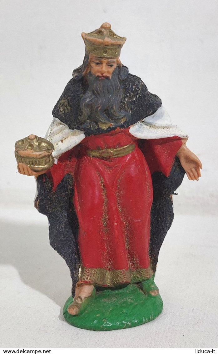 I117227 Pastorello Presepe - Statuina In Plastica - Re Magio - Weihnachtskrippen