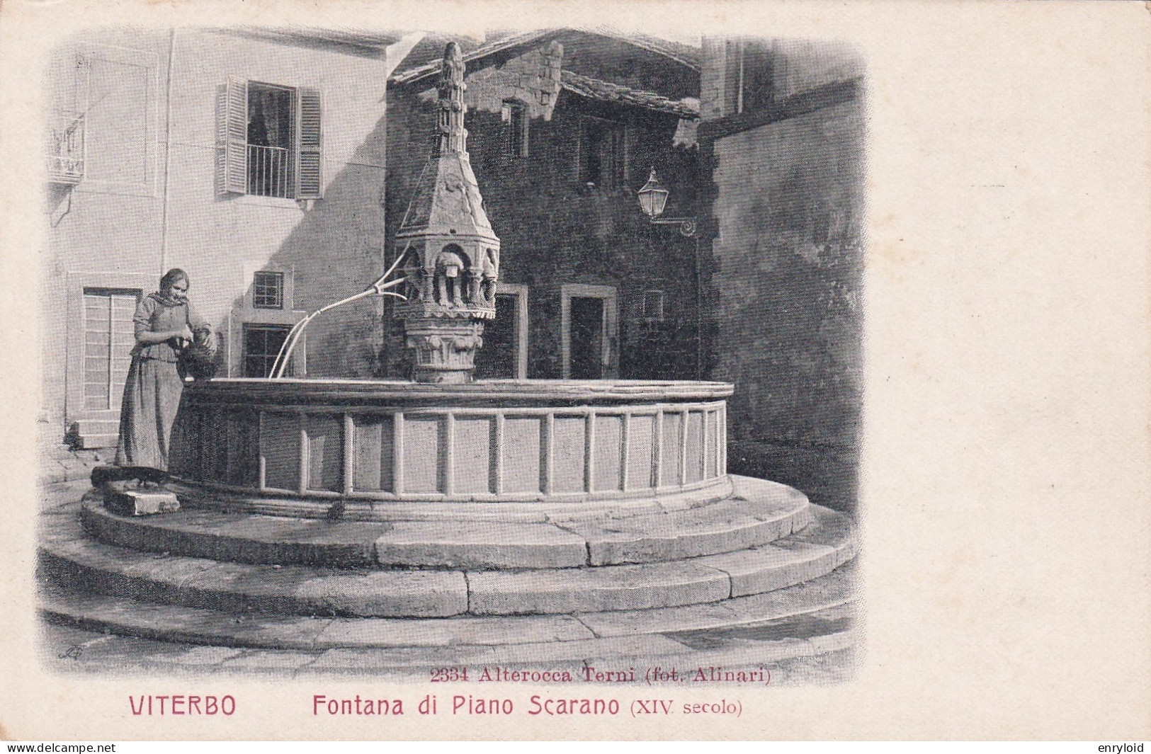 Viterbo Fontana Di Piano Scarano XIV Secolo - Viterbo