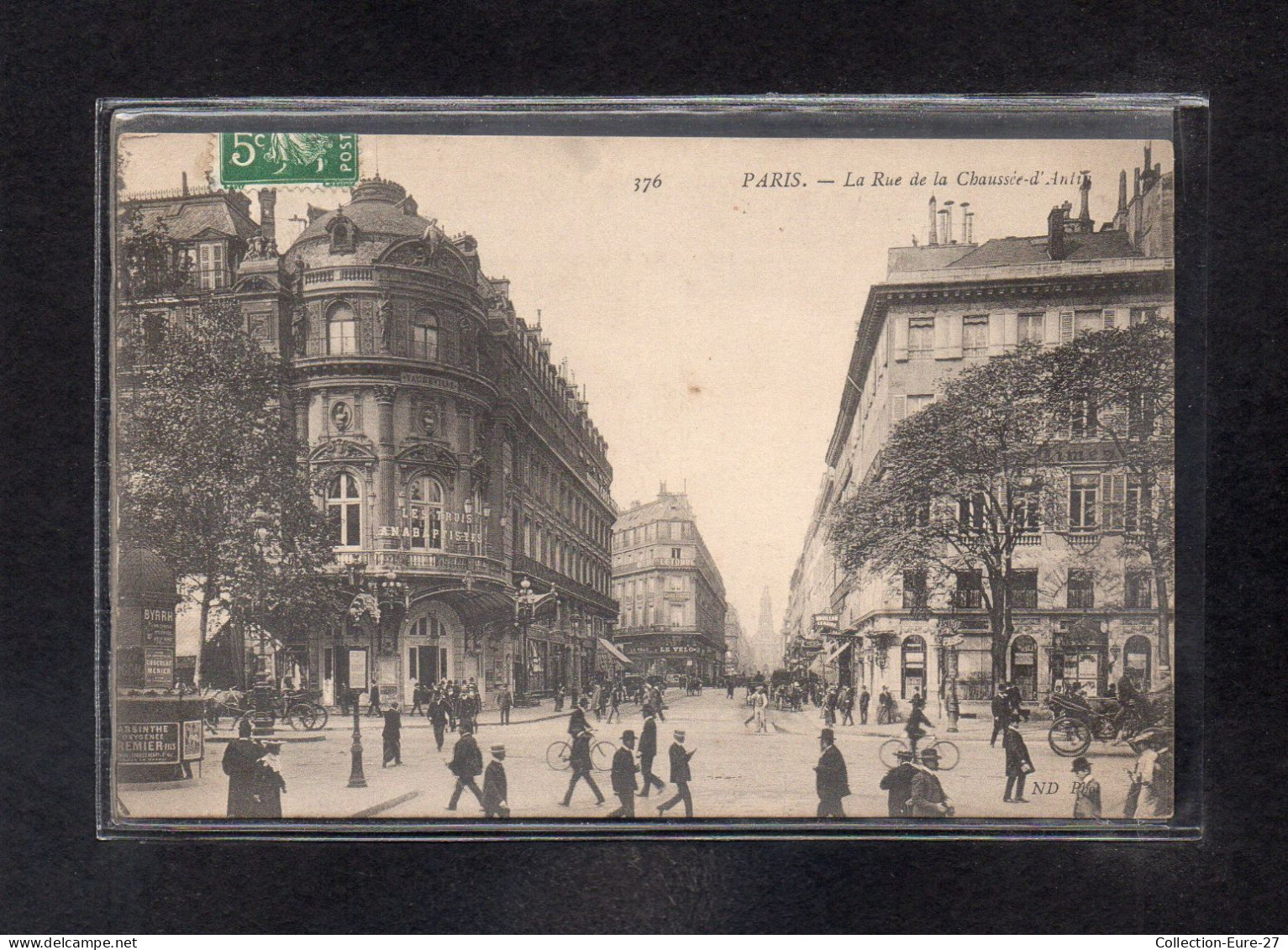 (09/05/24) 75-CPA PARIS - 9ème ARRONDISSEMENT - RUE DE LA CHAUSSEE D'ANTIN - District 09