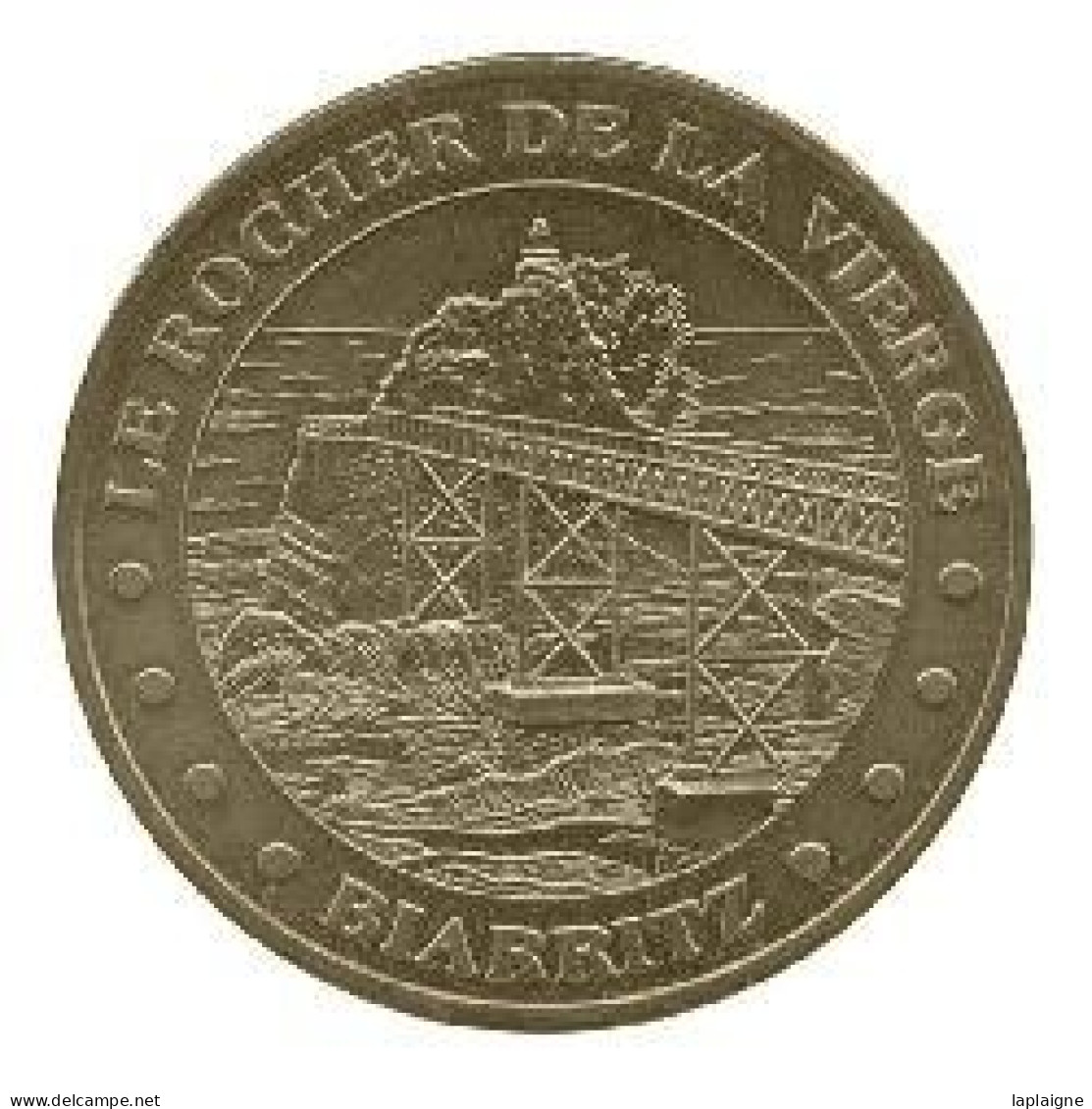 Monnaie De Paris , 2005 , Biarritz , Le Rocher De La Vierge , La Passerelle Eiffel - Andere & Zonder Classificatie
