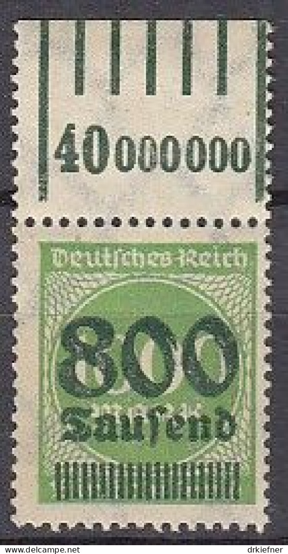 DR  308 A W OR,-/1-5-1, Ungebraucht *, Überdruckmarke, 1923 - Nuevos