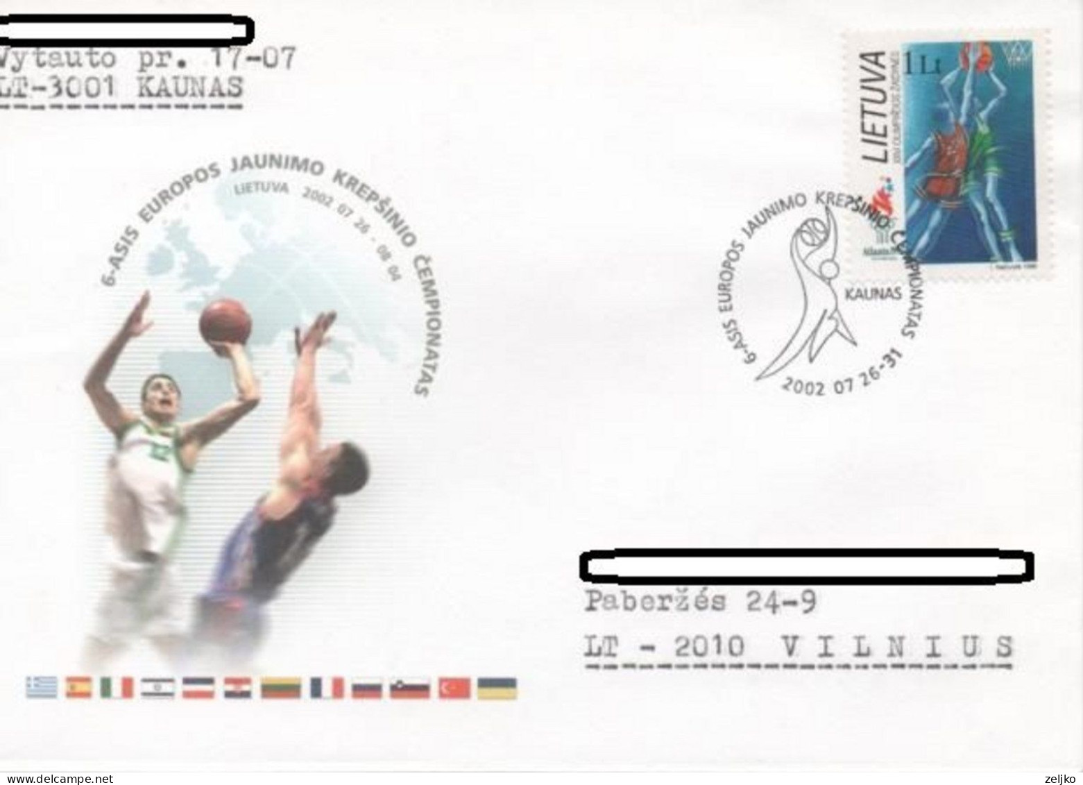 Lithuania, Basketball, 6th European Under 22 Men's Championship 2002, Cancel Kaunas - Basketball