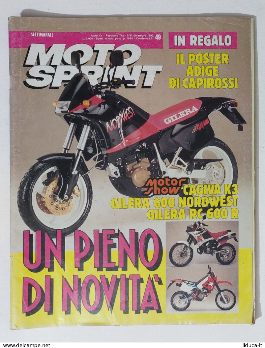 28718 Motosprint - A. XV N. 49 - 1990 + Poster Capirossi - Engines