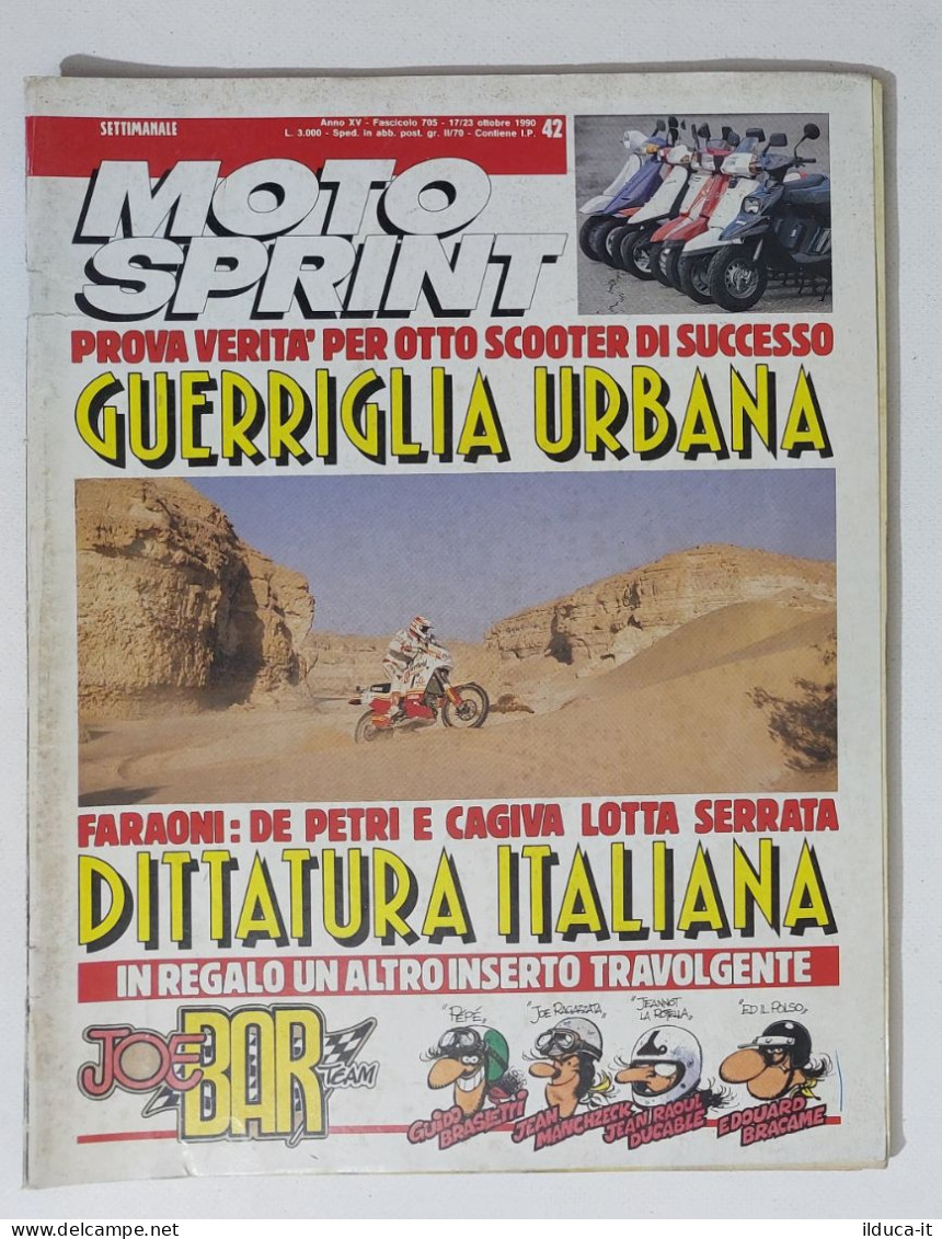 34701 Motosprint A. XV N. 42 1990 - Rally Faraoni Cagiva + Joe Bar - Motores