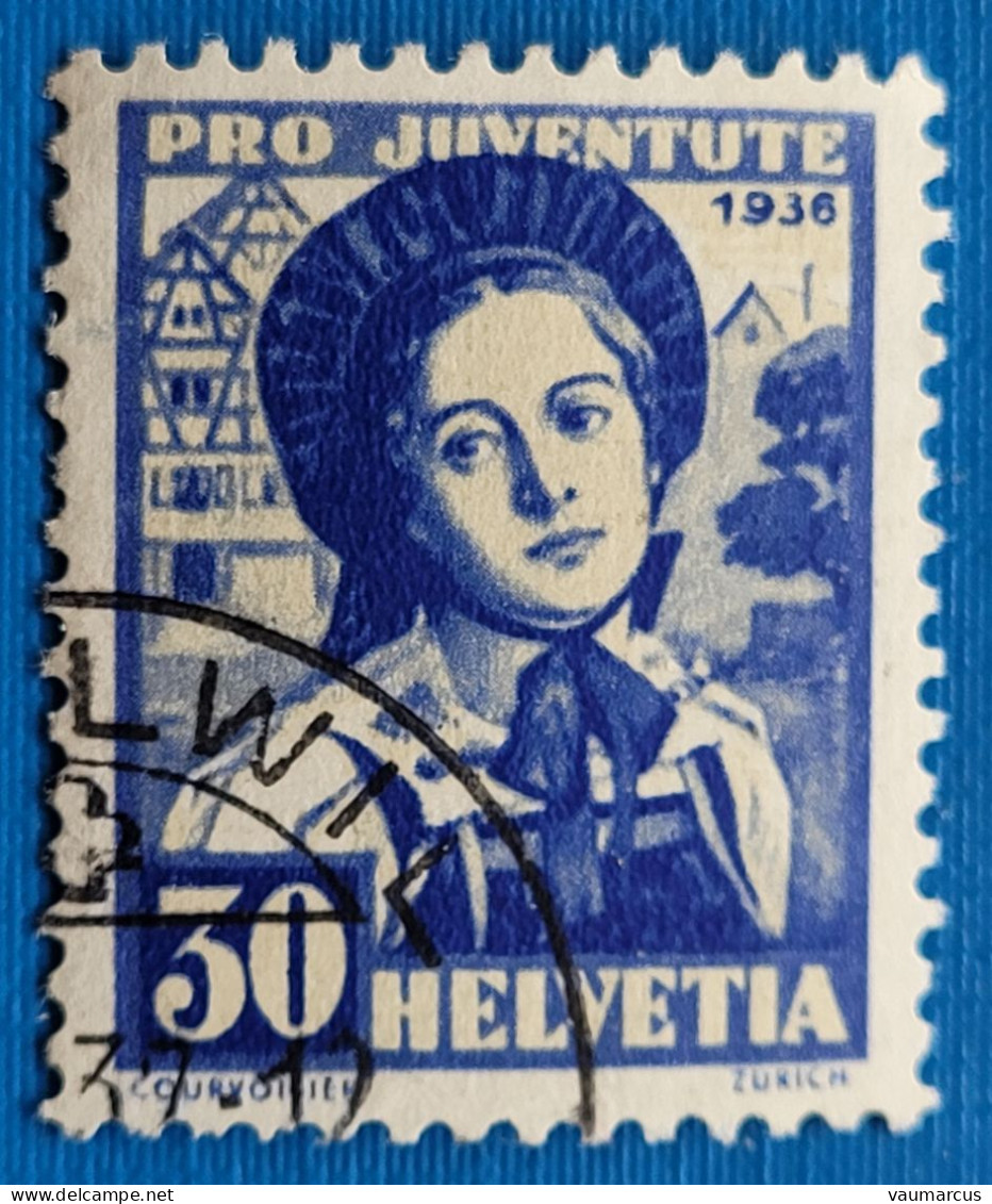1936 Zu J 80 PRO JUVENTUTE Obl. Voir Description - Used Stamps