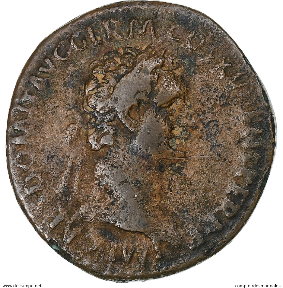 Domitien, As, 90-91, Rome, Bronze, TTB, RIC:708 - Les Flaviens (69 à 96)