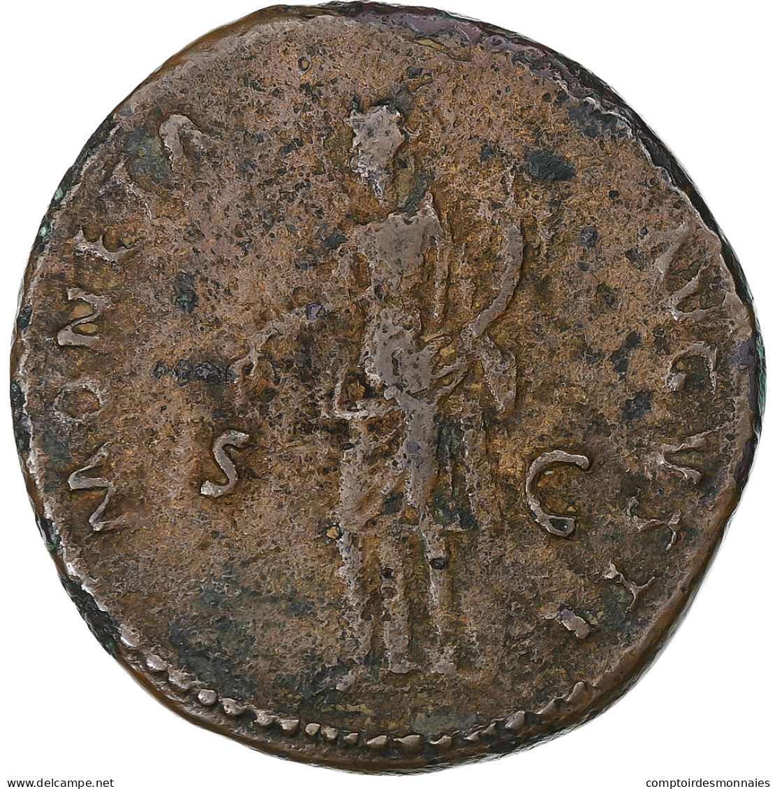 Domitien, As, 90-91, Rome, Bronze, TTB, RIC:708 - La Dinastia Flavia (69 / 96)