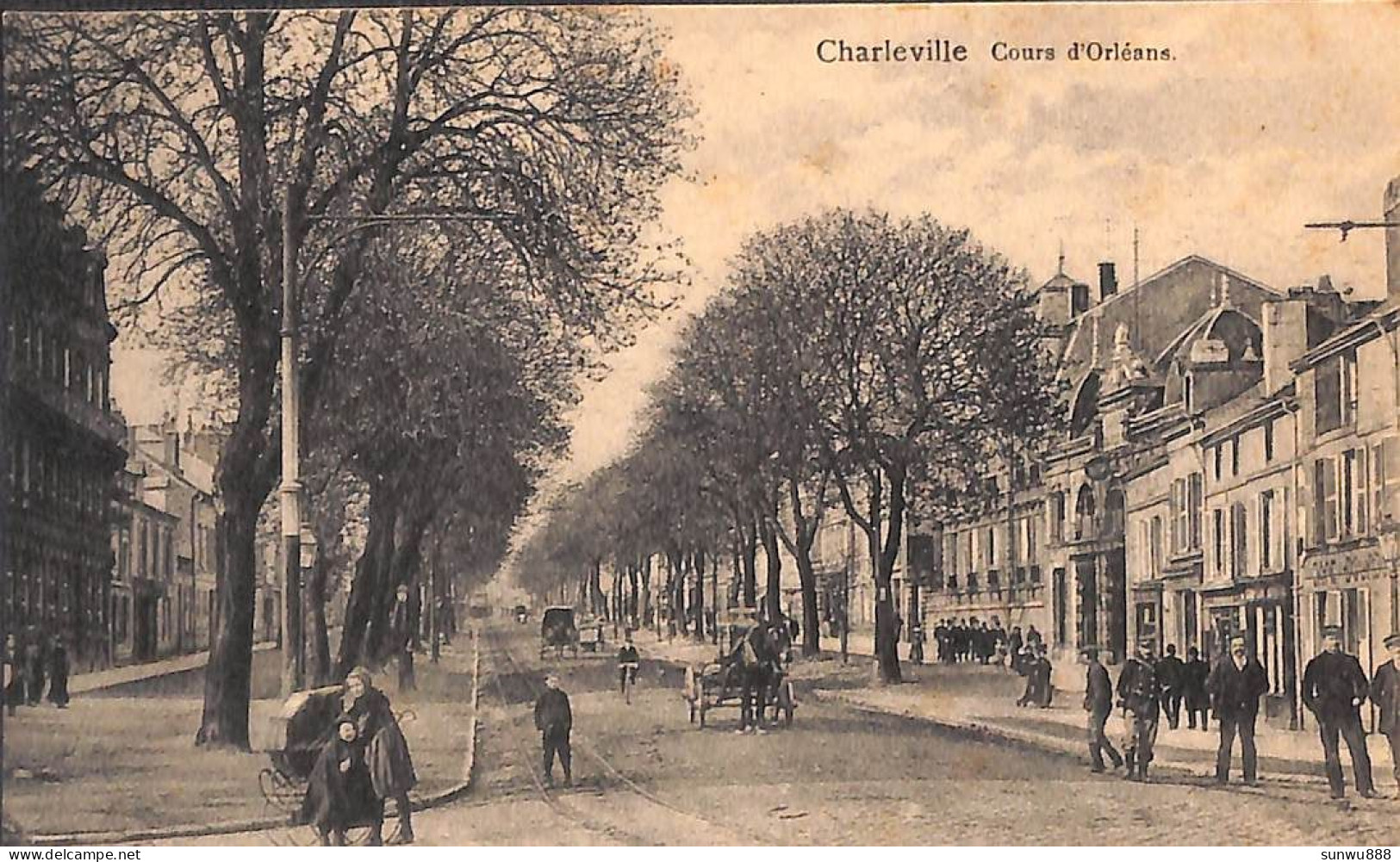 08- Charleville - Cours D'Orléans (top Animation Edit. J. Winling) - Charleville