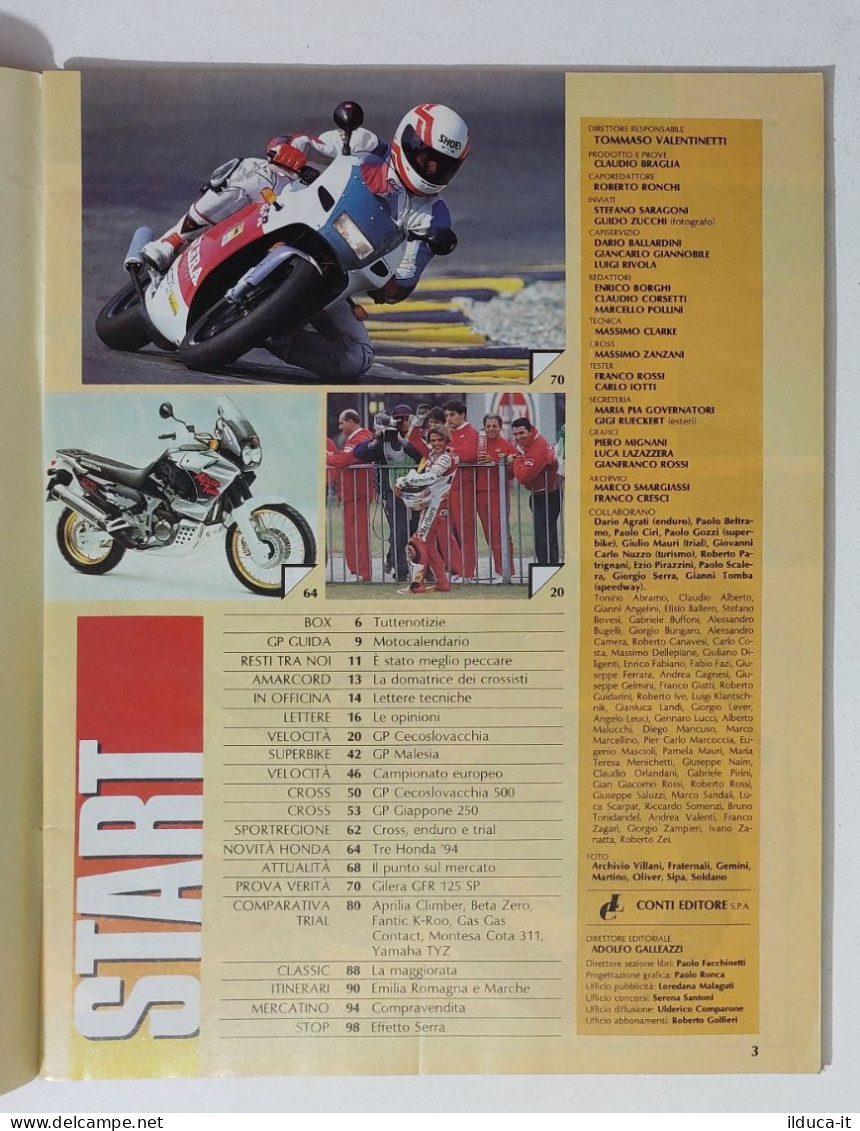 34750 Motosprint A. XVIII N. 34 1993 - GP Cecoslovacchia Reggiani - Honda '94 - Engines