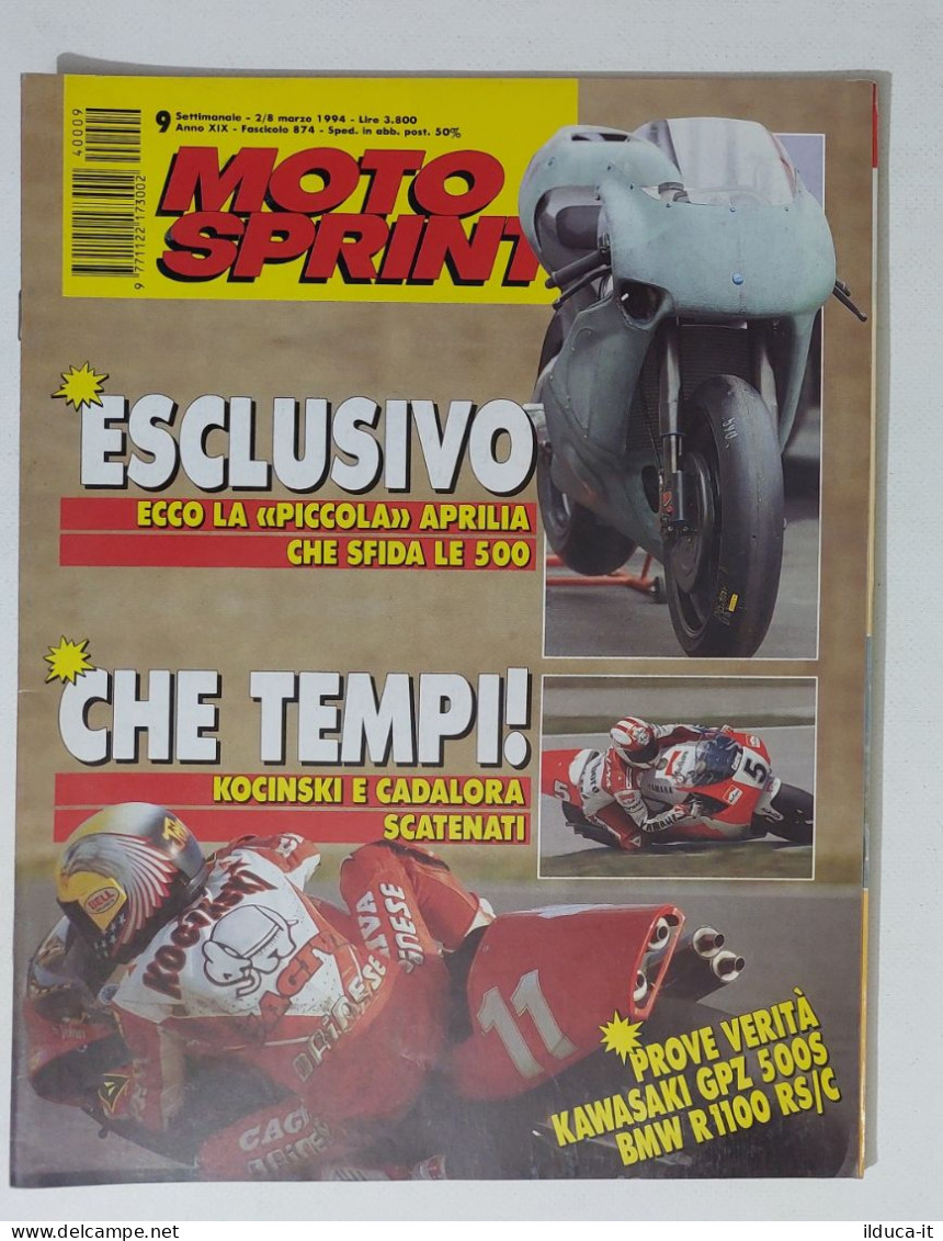 34759 Motosprint A. XIX N. 9 1994 - Prova Kawasaki GPZ 500S BMW R1100 RS/C - Moteurs