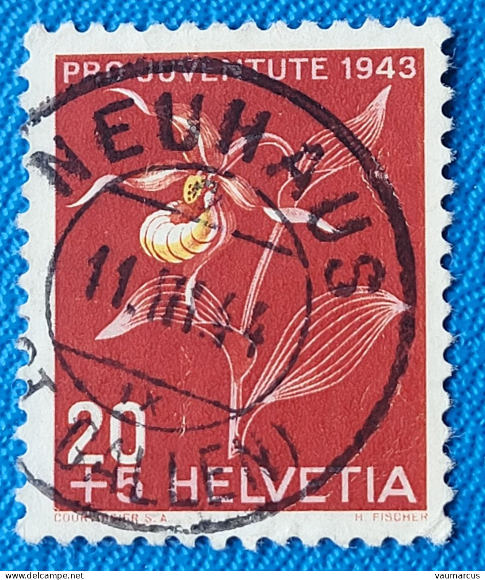 1943 Zu J 107 PRO JUVENTUTE Obl. NEUHAUS 11.3.44 LUXE Voir Description - Used Stamps