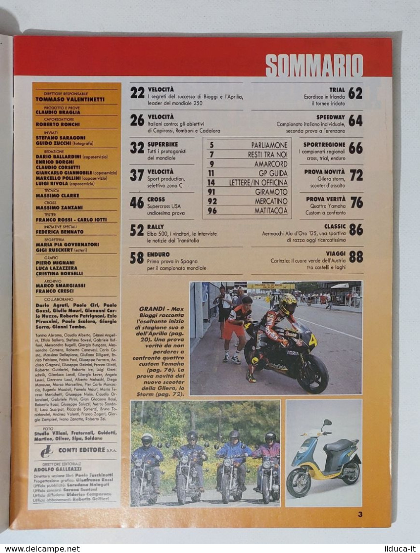 34764 Motosprint A. XIX N 16 1994 - Italiani Contro Nel Motomondiale + No Poster - Motori