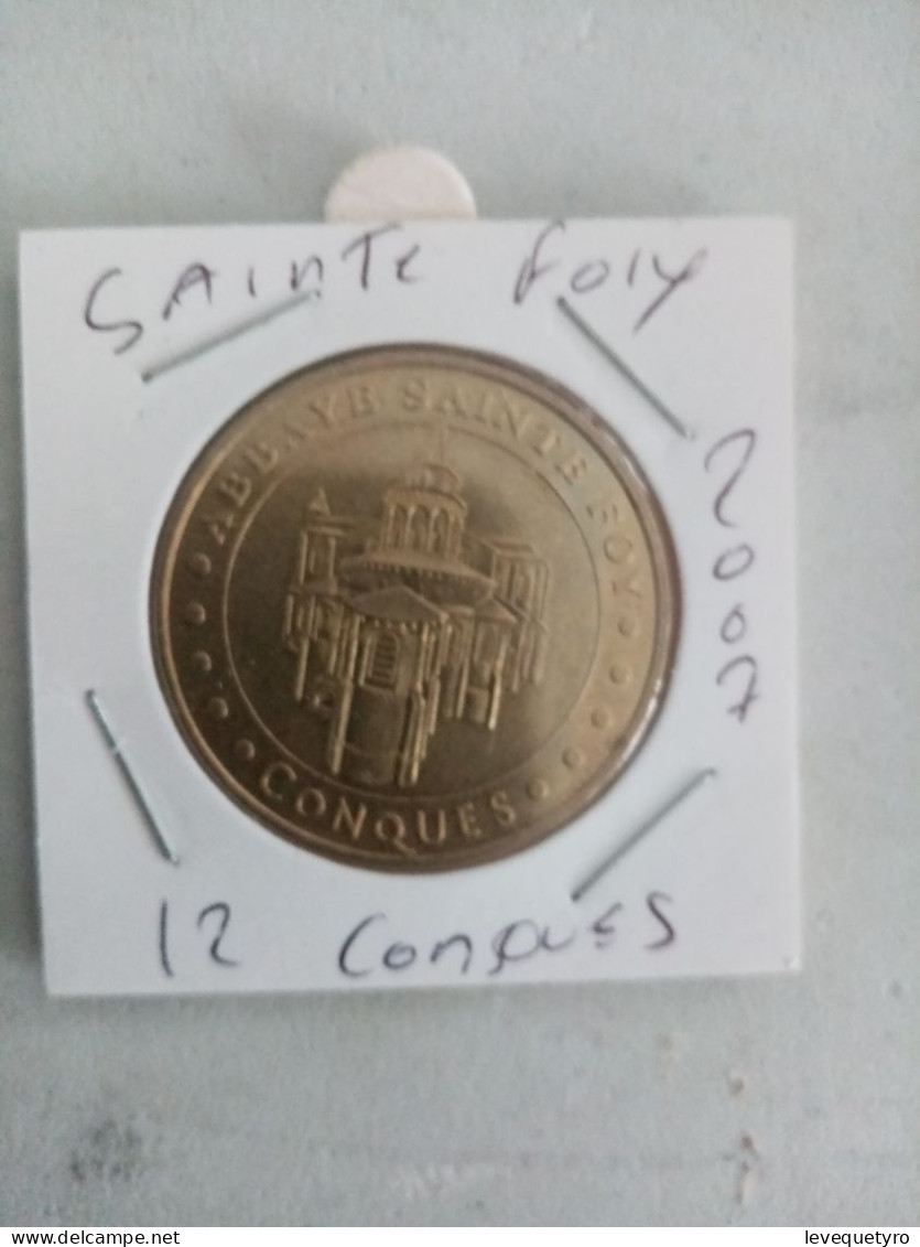 Médaille Touristique Monnaie De Paris 12 Conques Ste Foix 2007 - 2007