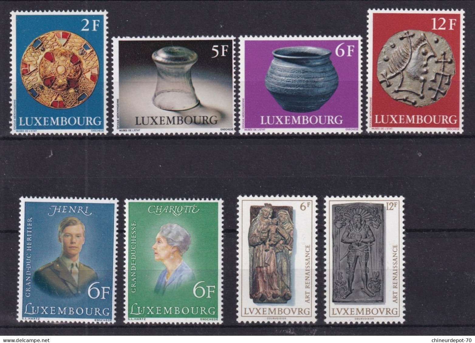 Timbres    Luxembourg Neufs ** Sans Charnières  1975-1976 - Nuovi