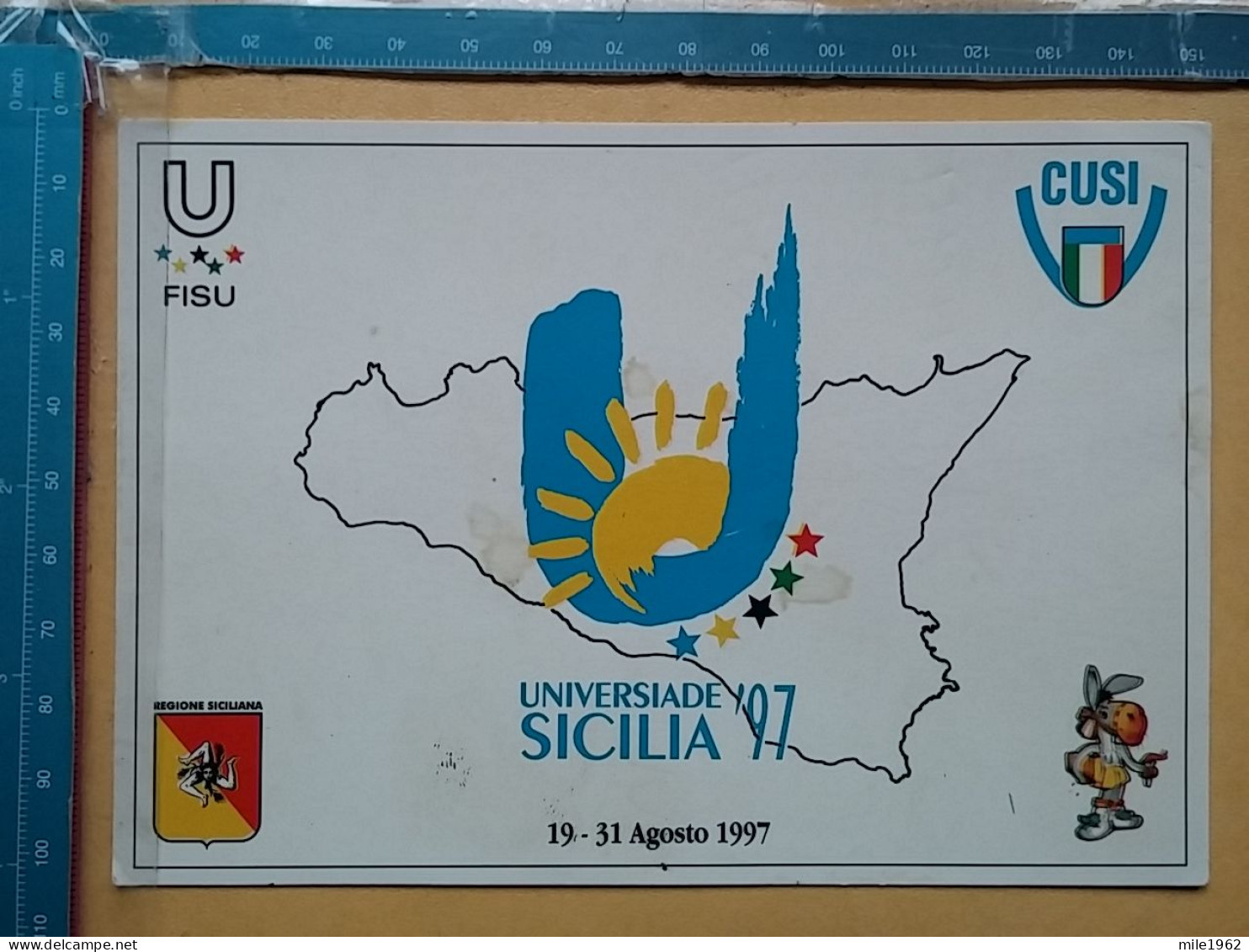 KOV 421-68 - ITALIA, ITALY, SICILIA, UNIVERSIADE 1997 - Other & Unclassified
