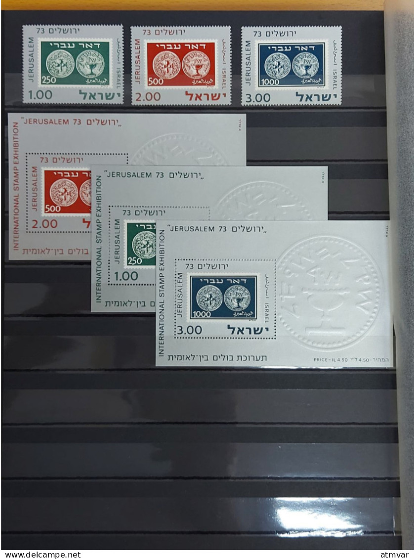 ISRAEL (70s-2000s) Collection Mint Sets & Souvenir Sheets / Series + Feuillets Neufs / Colección Series Y Hojas Nuevas - Collezioni & Lotti