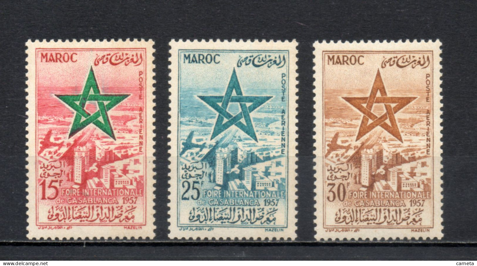 MAROC PA  N°  103 à 105    NEUFS SANS CHARNIERE  COTE 9.00€   FOIRE - Marruecos (1956-...)