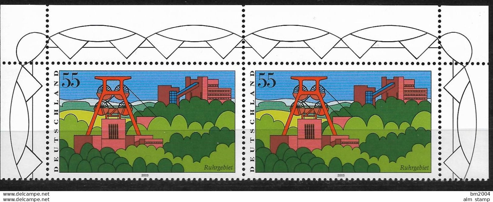 2003 Deutschland Germany  Mi. 2355**MNH   Industrielandschaft Ruhrgebiet - Unused Stamps