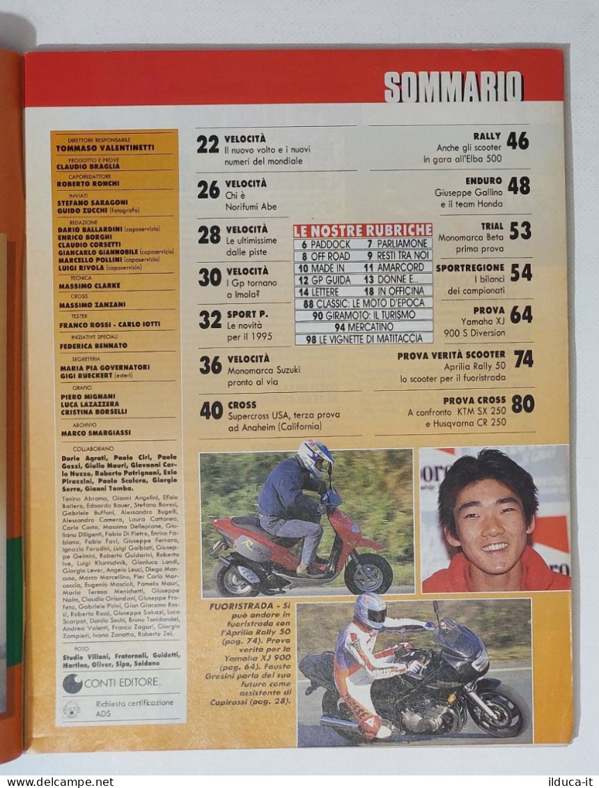 34793 Motosprint A. XX N. 5 1995 - Capirossi Honda 500 - Yamaha XJ 900 S - Motoren