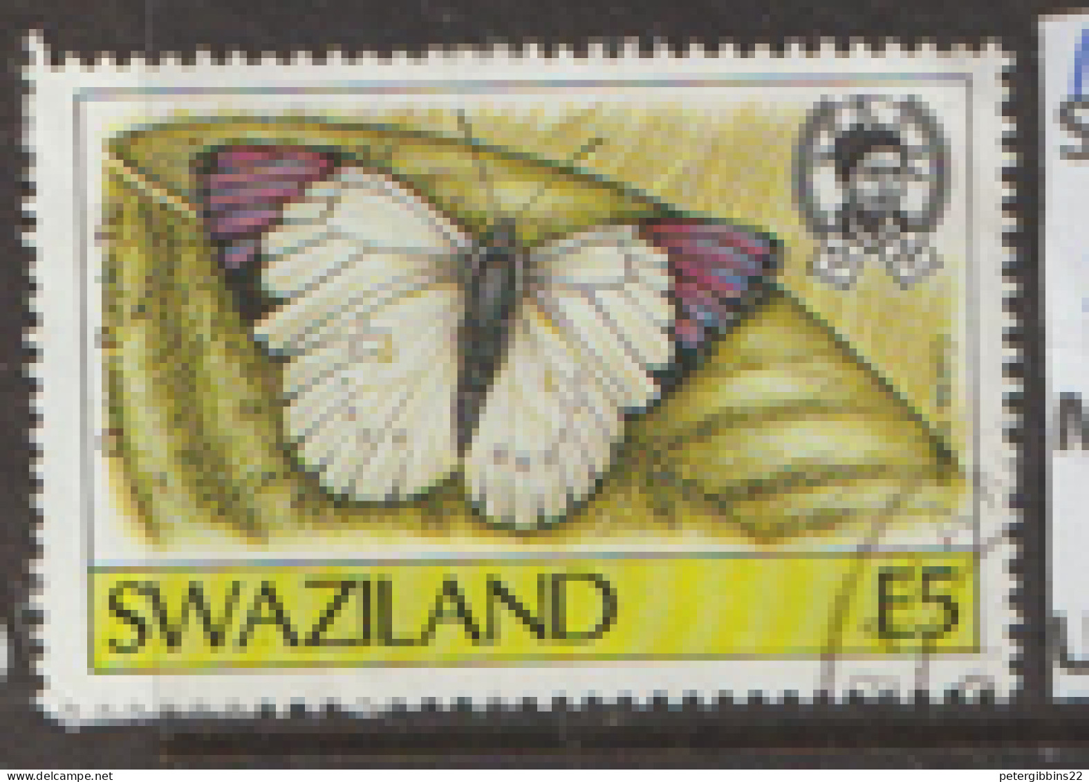 Swaziland  1987  SG 527  E5  Butterfly Fine Used - Swasiland (...-1967)