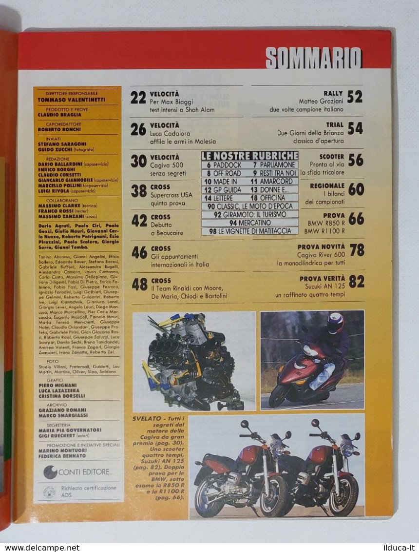 34795 Motosprint A. XX N. 7 1995 - Cadalora E Biaggi Record - Cagiva River - Motori