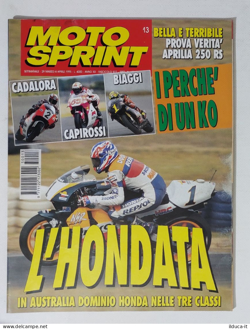 34800 Motosprint A. XX N. 13 1995 - GP Australia Dominio Honda Capirossi Biaggi - Moteurs