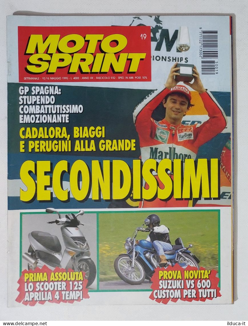 34804 Motosprint A. XX N. 19 1995 - GP Spagna Cadalora Biaggi Perugini - Motoren