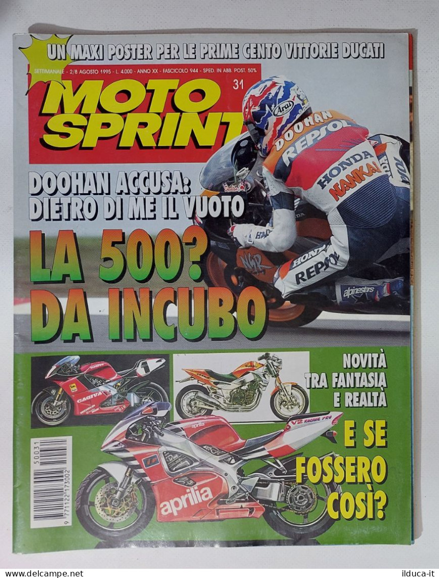 34814 Motosprint 1995 A. XX N. 31 - Doohan + Poster 100 Vittorie Ducati - Motoren