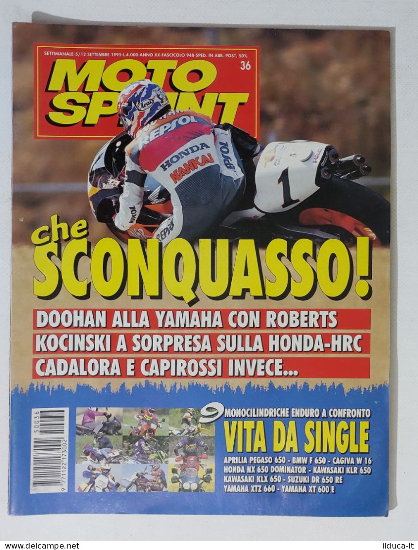 34817 Motosprint A. XX N. 36 1995 - Doohan Alla Yamaha Kocinski Su Honda-HRC - Motori