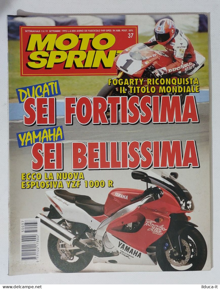 34818 Motosprint A. XX N. 37 1995 - Fogarty Su Ducati Riconquista Il Mondiale - Engines