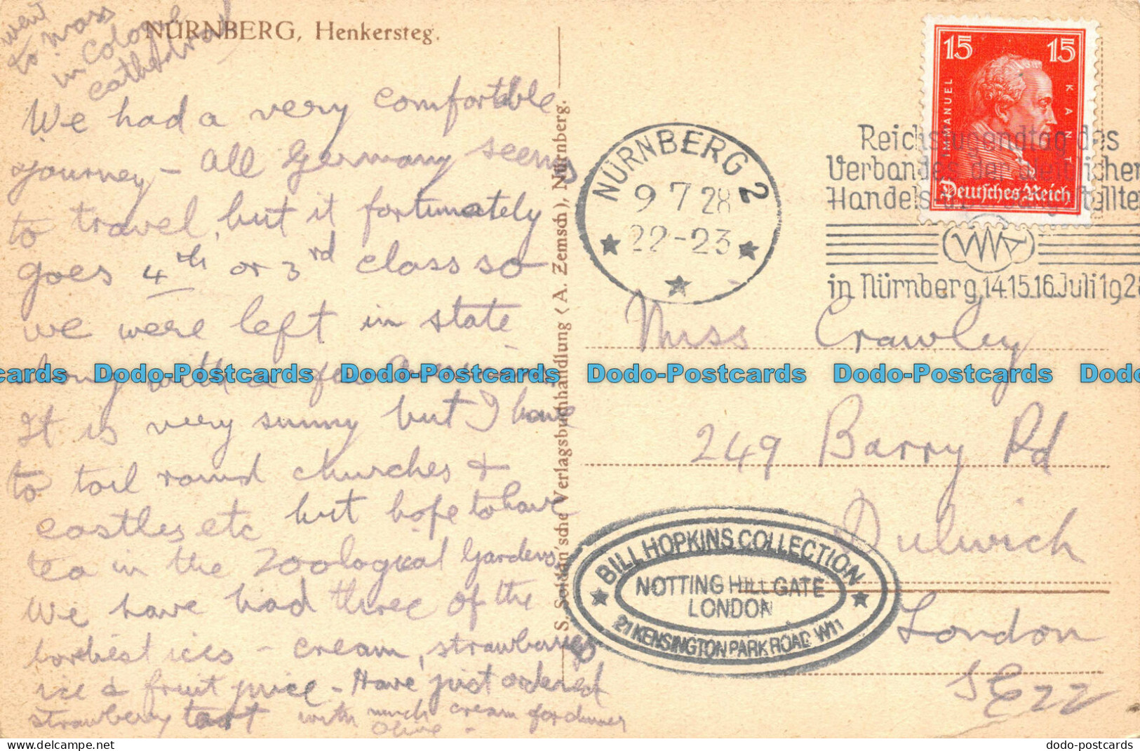 R060683 Nurnberg. Henkersteg. 1928. B. Hopkins - Monde