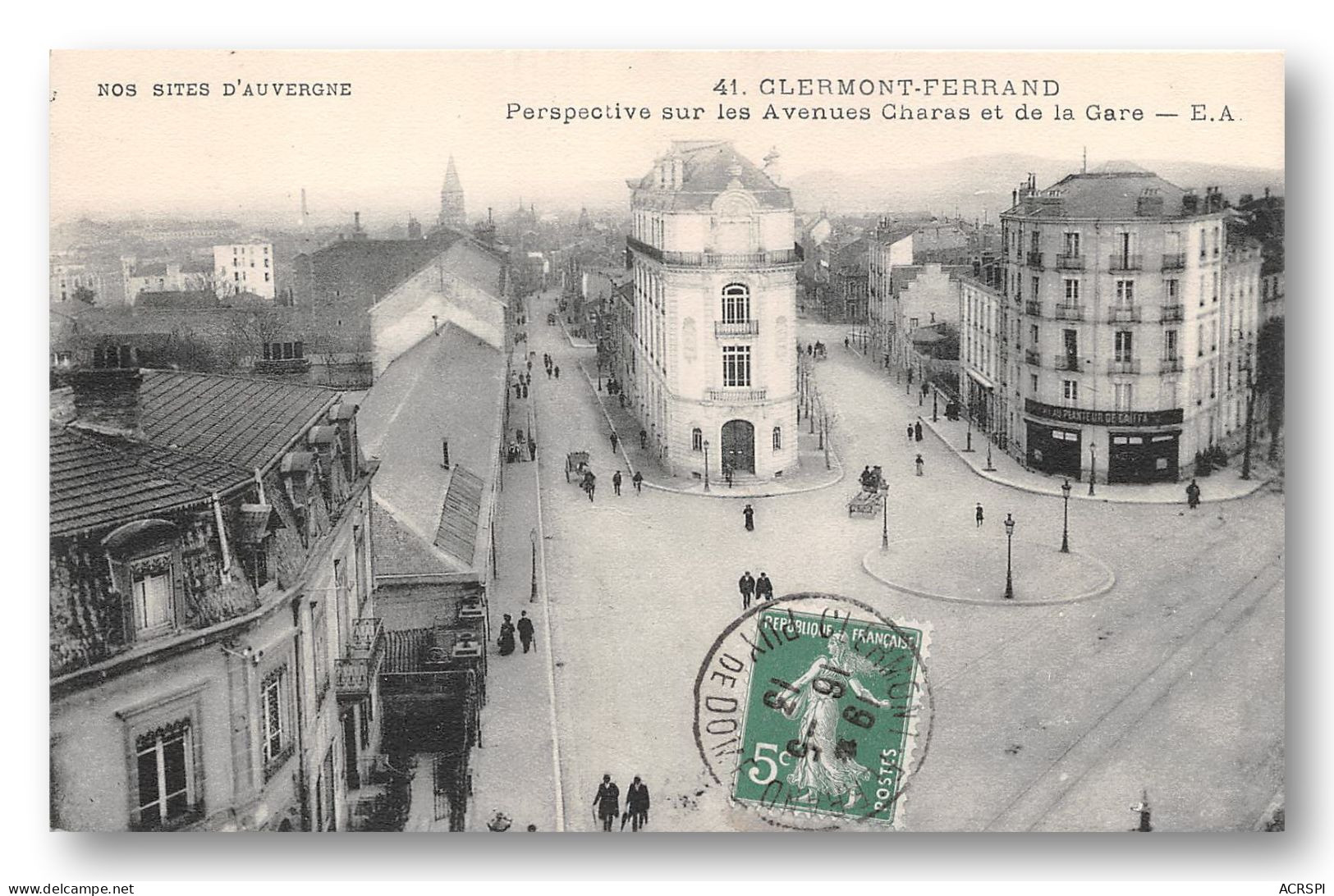 CLERMONT-FERRAND - Perspective  Avenues Charras Et De La Gare (scan Recto-verso) OO 0933 - Clermont Ferrand