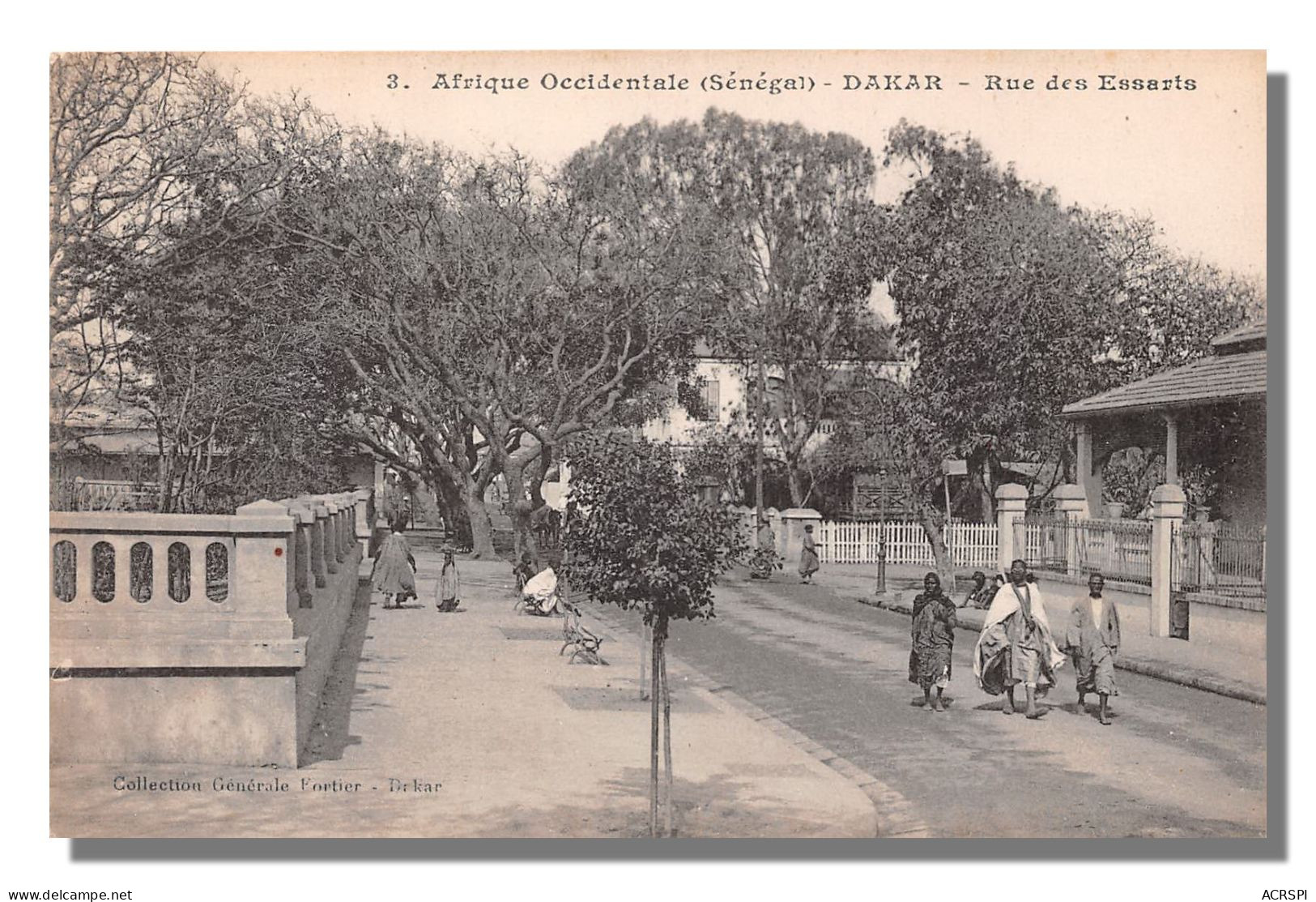 SENEGAL DAKAR  Rue Des Essarts Et Place Protet Fortier 4 (scan Recto-verso) OO 0931 - Senegal