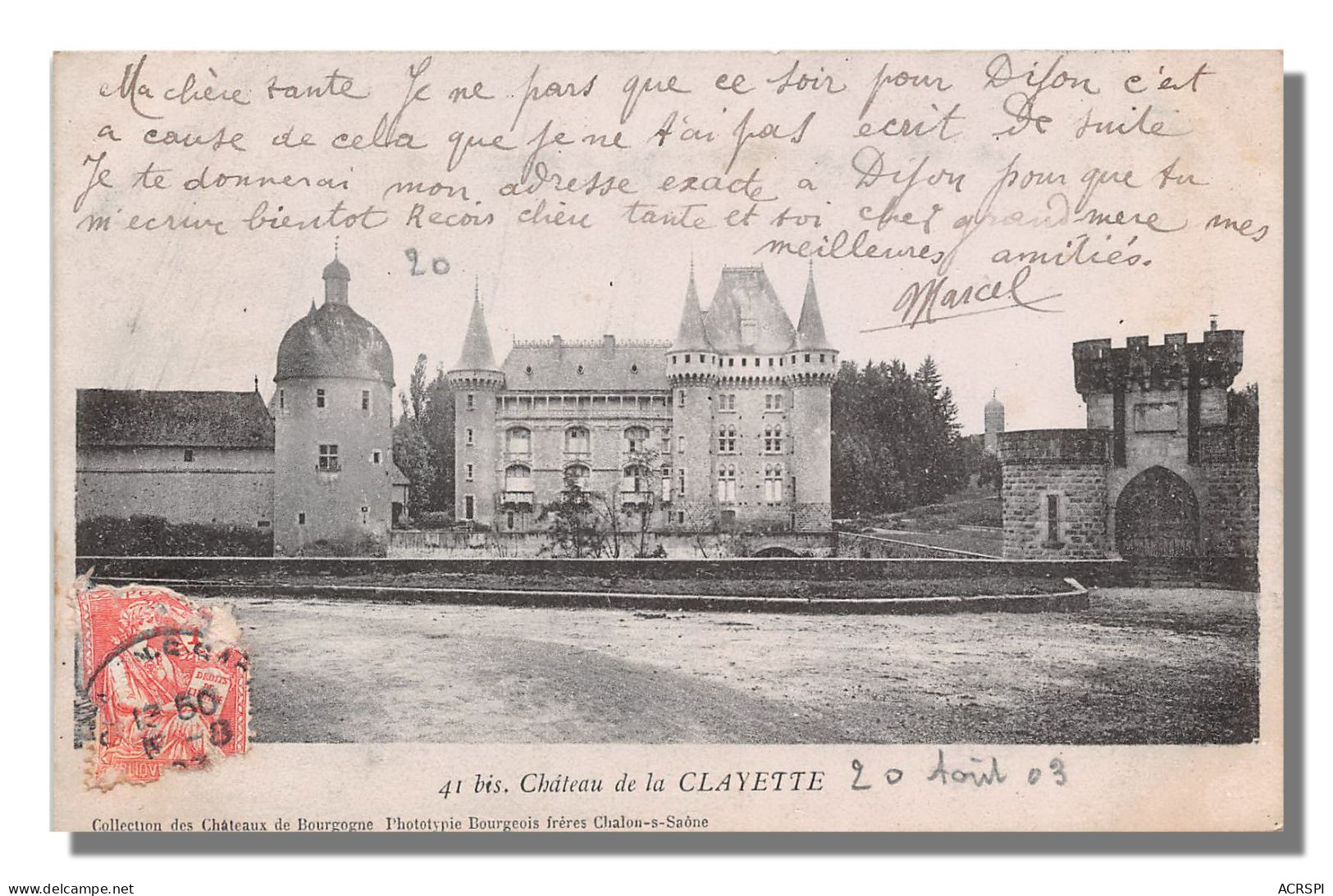Chateau De La Clayette OO 0930 - Paray Le Monial