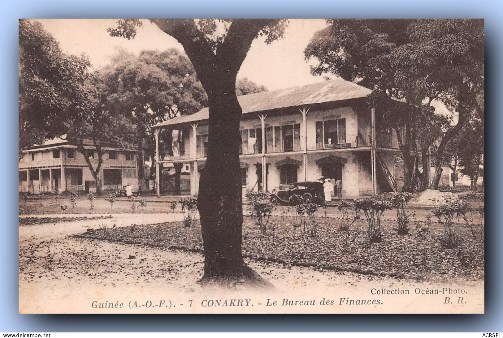 GUINEE Francaise  AOF Conakry  LE BUREAU DES FINANCES  18 (scan Recto-verso) OO 0918 - Guinea Francese