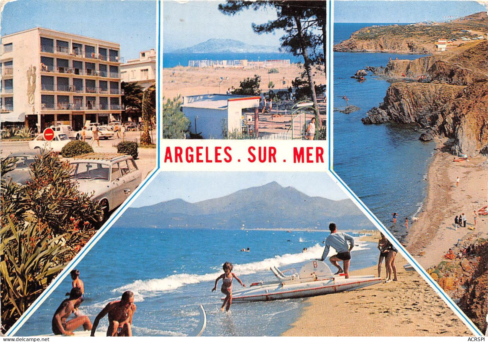 ARGELES Plage   Souvenir 23  (scan Recto-verso) OO 0912 - Argeles Sur Mer