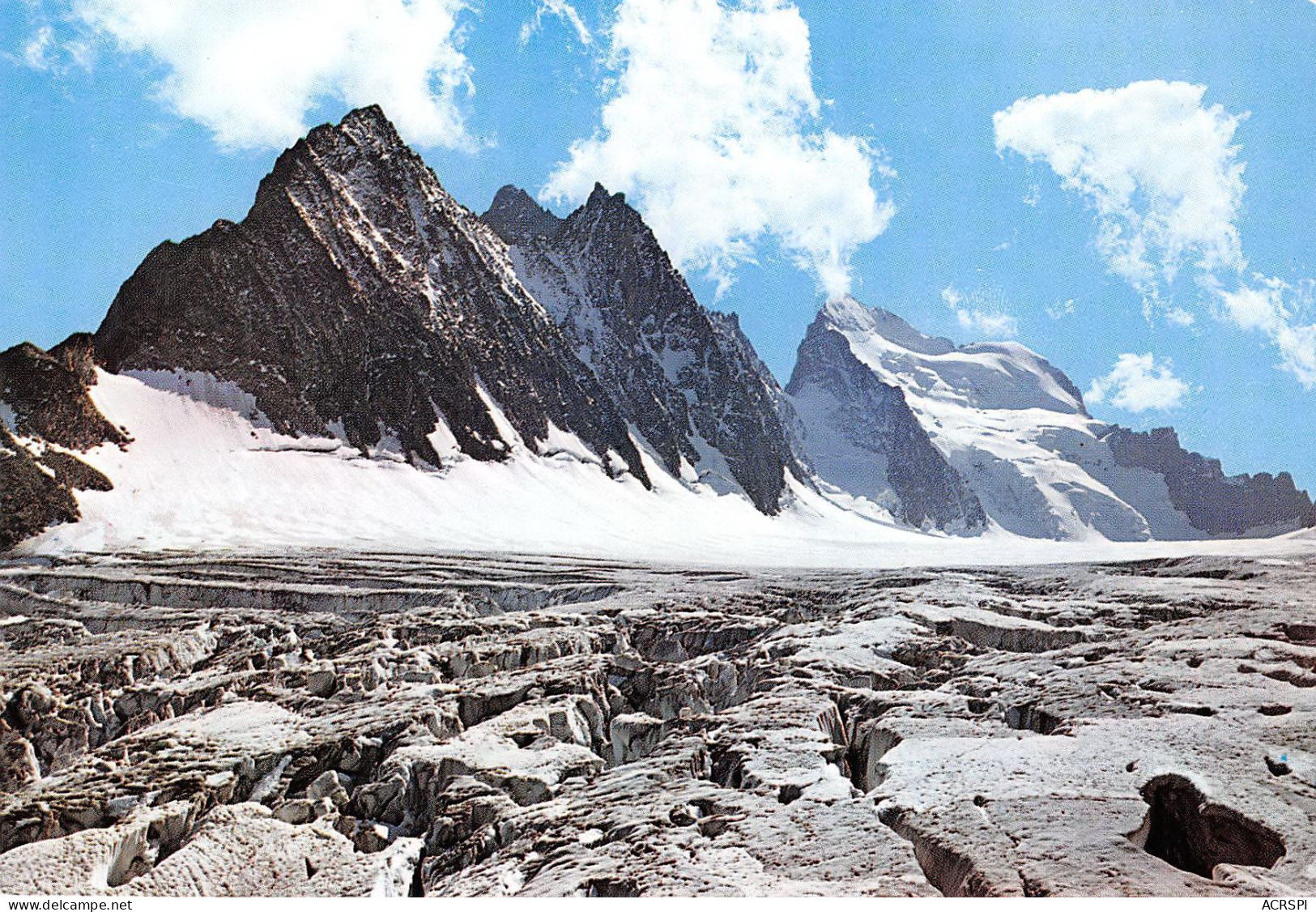 Massif Des Ecrins  Les Crevasses Du Glacier BLANC  25 (scan Recto-verso) OO 0907 - Serre Chevalier