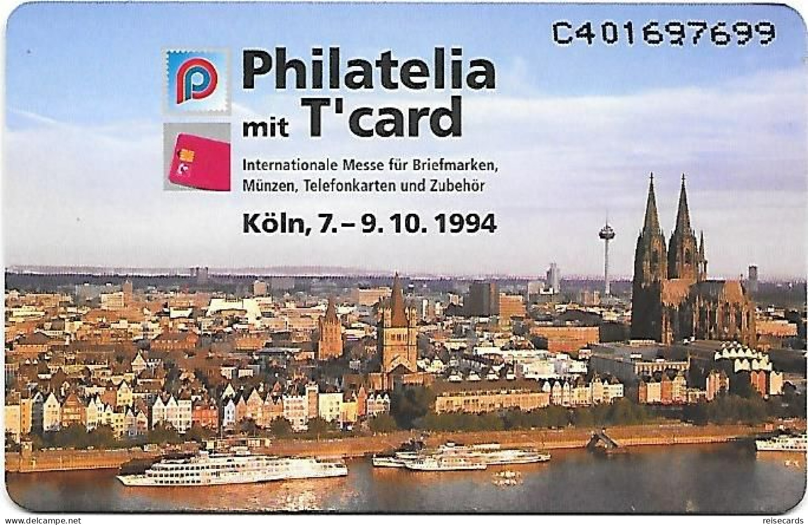 Netherlands: Ptt Telecom - 1994 Philatelia Mit T'card Exhibition 94, Köln. Mint - Openbaar