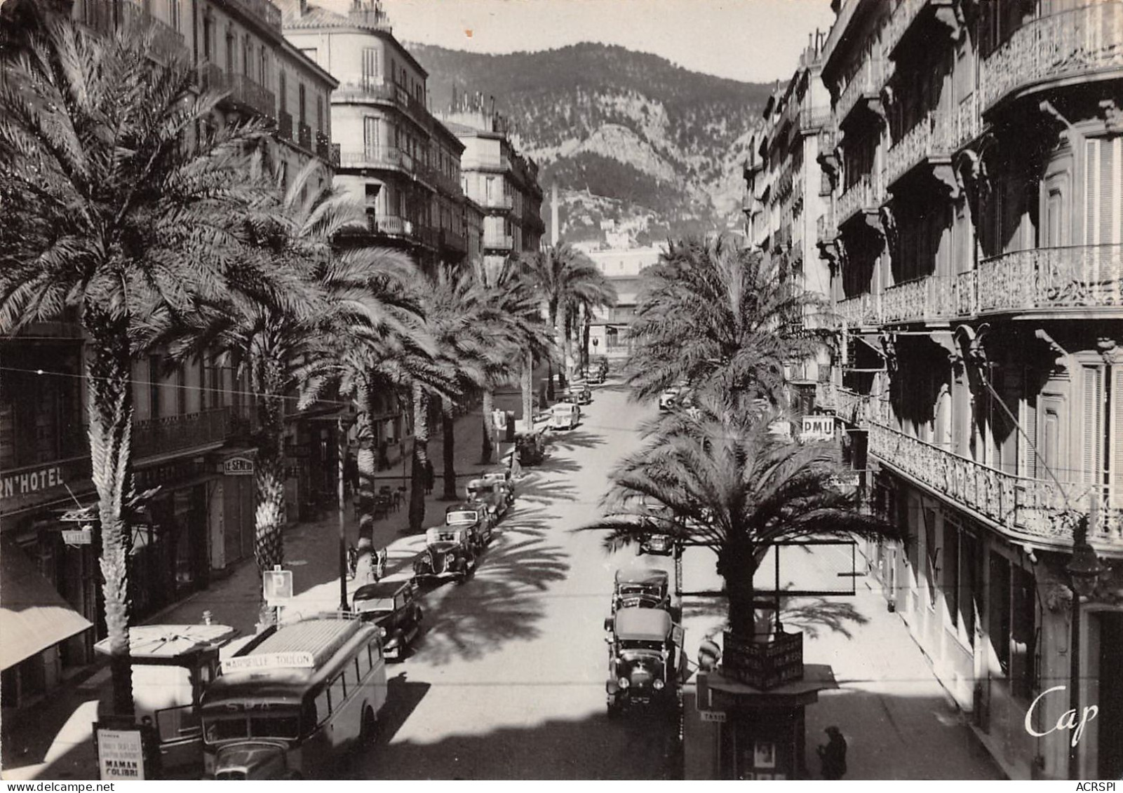 TOULON  Avenue Colbert (scan Recto-verso) OO 0973 - Toulon