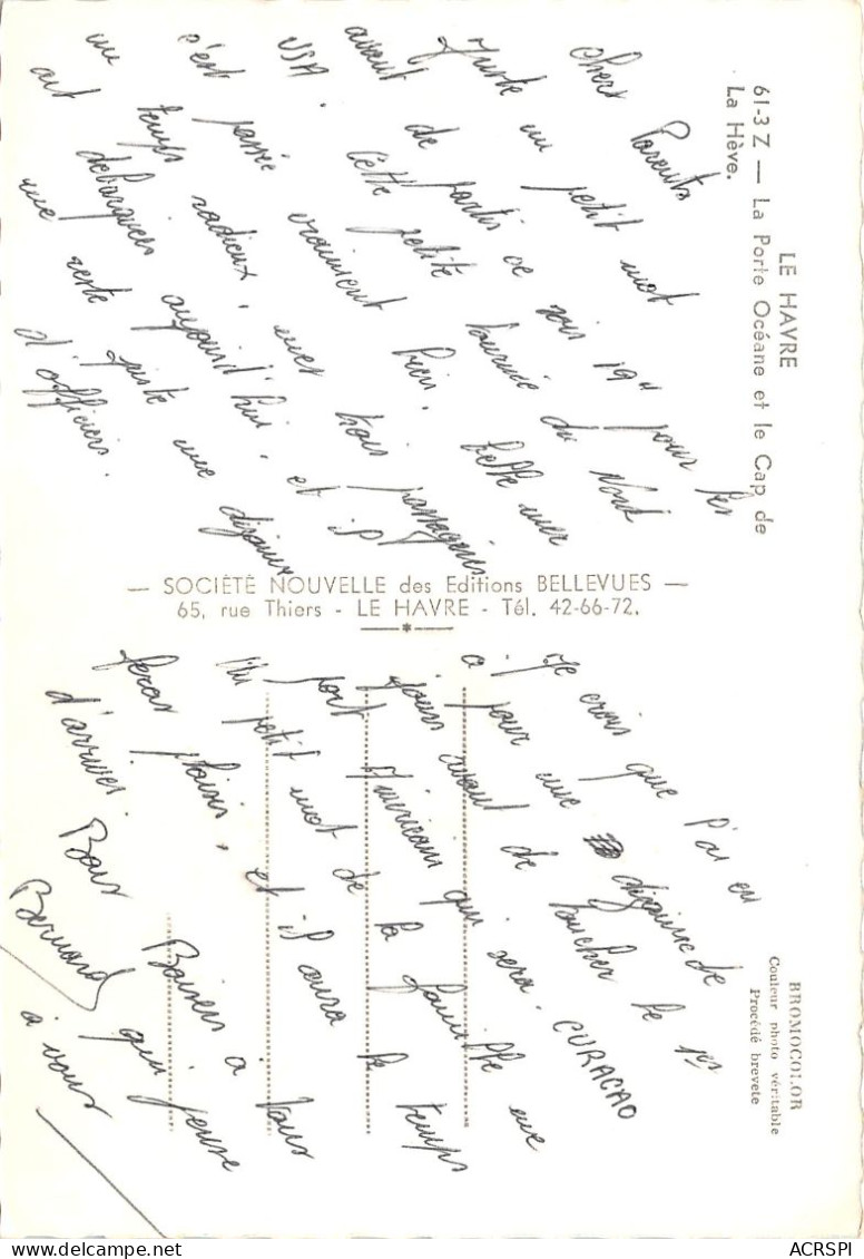 76 - LE HAVRE  Porte Oceane Et Le Cap De La Heve  (scan Recto-verso) OO 0971 - Cap De La Hève