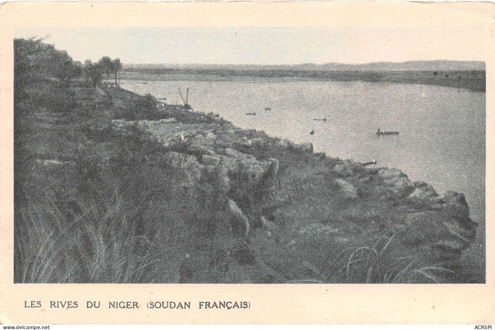 MALI SOUDAN Francais AOF    Les Rives Du Niger  (scan Recto-verso) OO 0968 - Mali