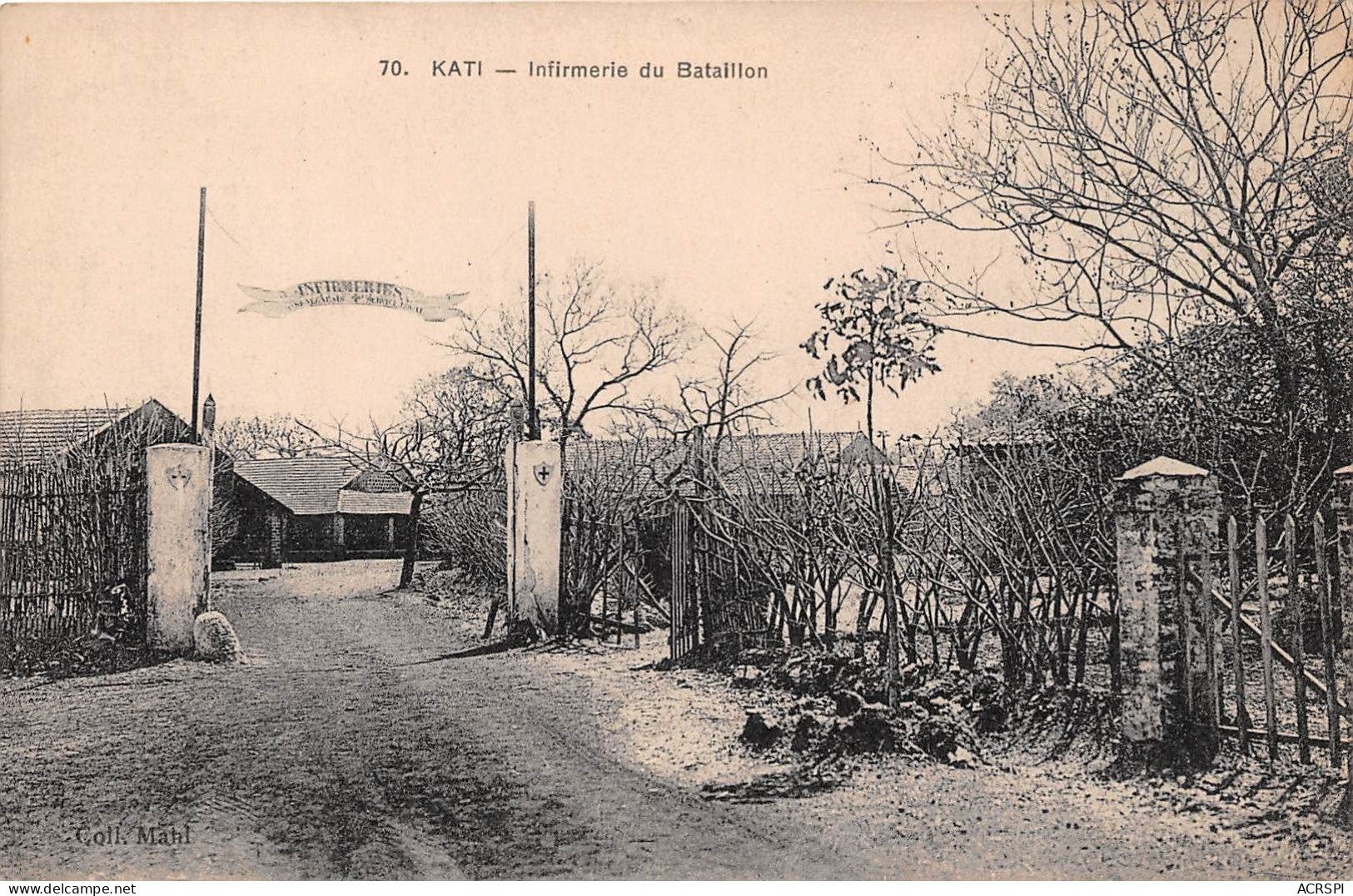 MALI Soudan Francais KATI - Infirmerie Du Bataillon (scan Recto-verso) OO 0967 - Mali