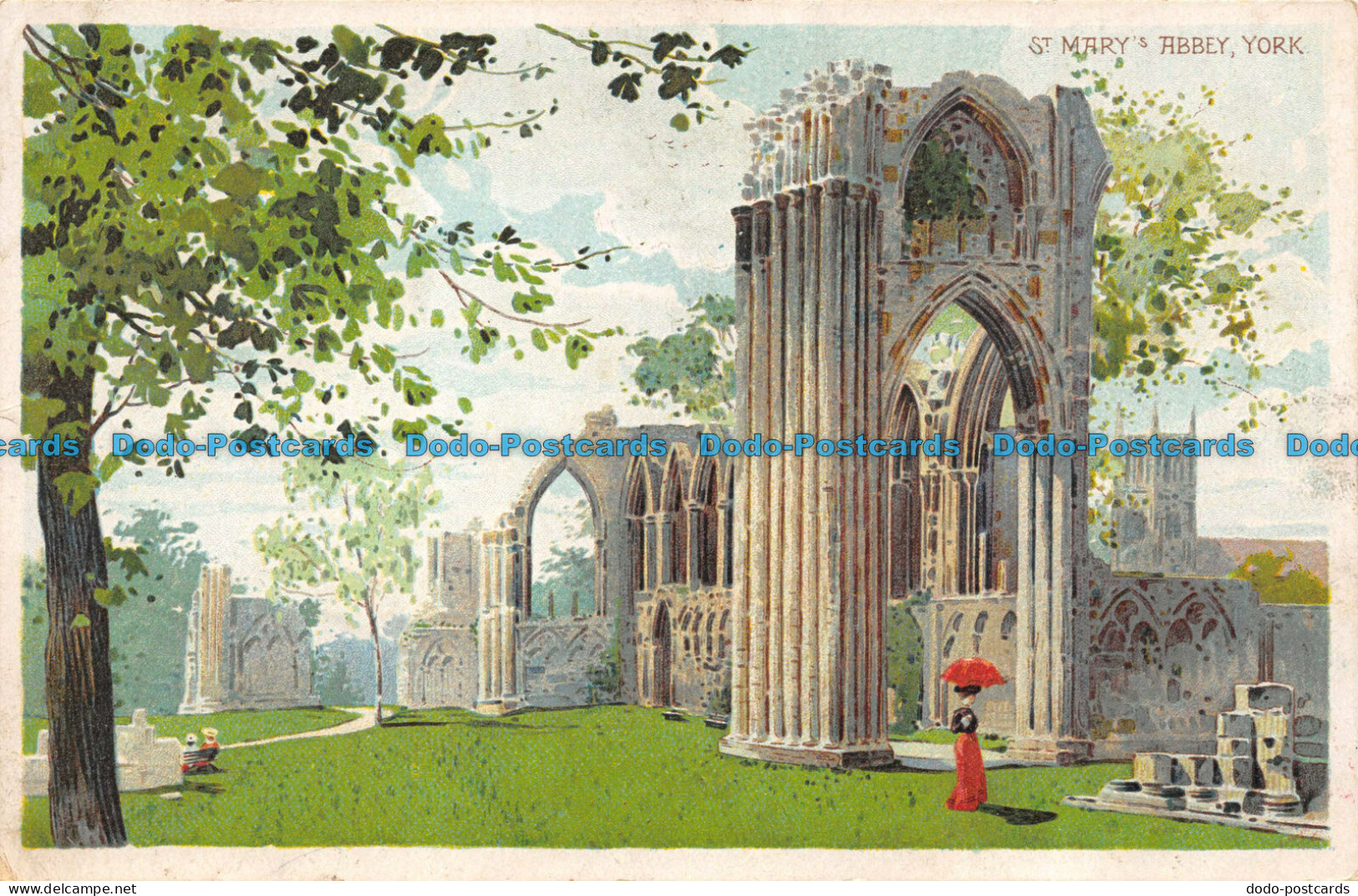 R061232 St. Marys Abbey. York. 1904 - Monde